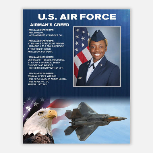 Airman's Creed Graphic Print 8" x 10"