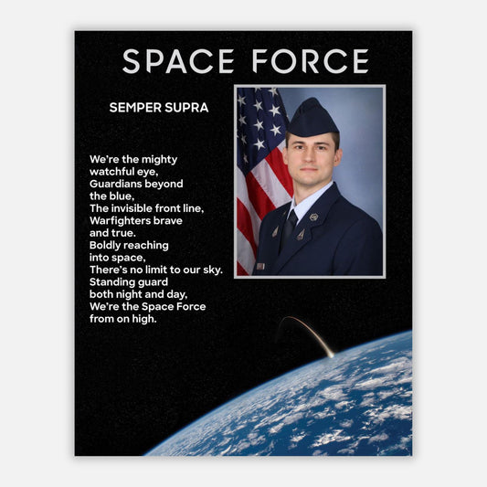 Space Force Creed Graphic Print 8" x 10"