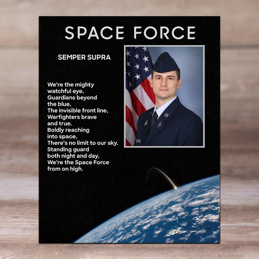 Space Force Creed Graphic Print 8" x 10"